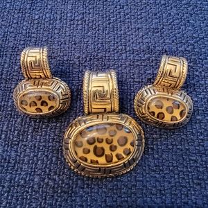 Vintage Earrings and Pendant set